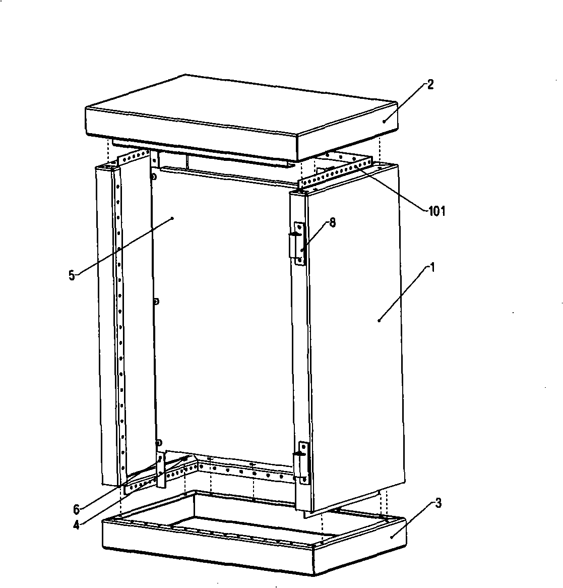 Assembled distribution box