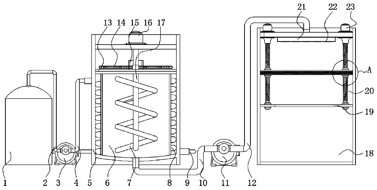 Oil-water separation process for kitchen waste treatment