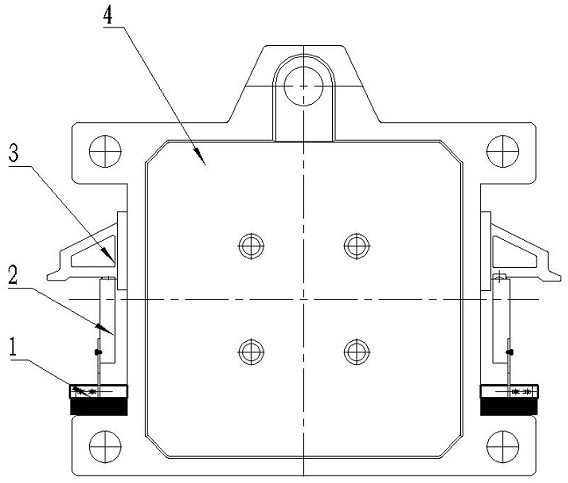 Outer span lug filter plate automatic cleaning device and corresponding automatic plate pulling and sweeping mechanism