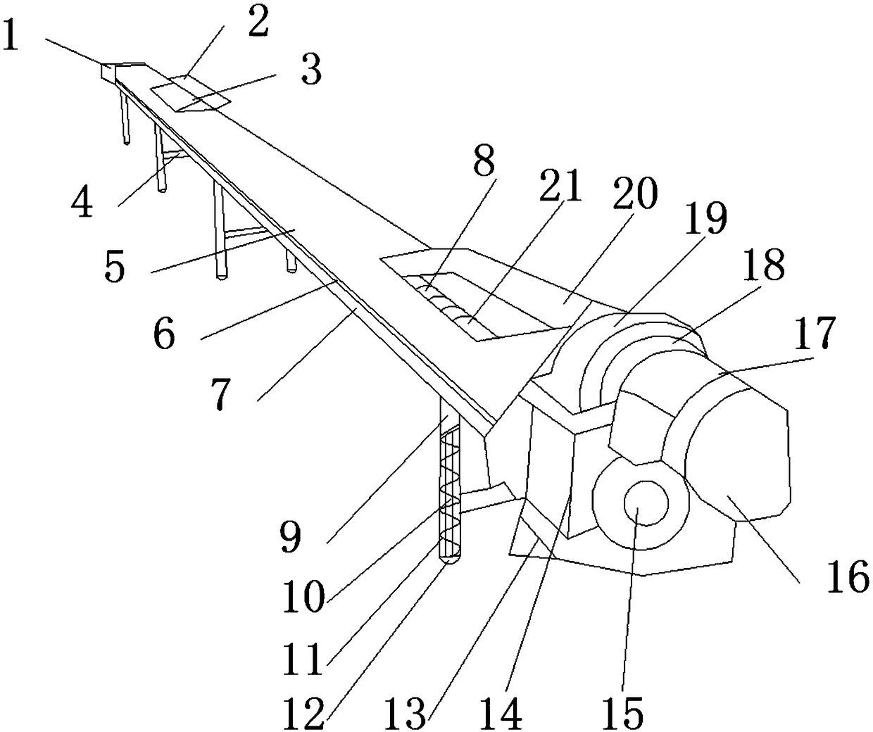 Preheating apparatus for limestone in lime production