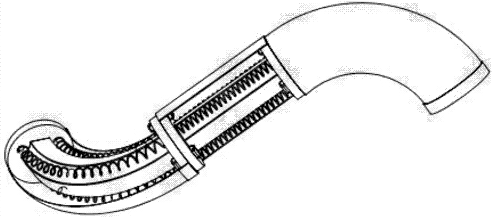 Double-stroke shape memory alloy driven soft module