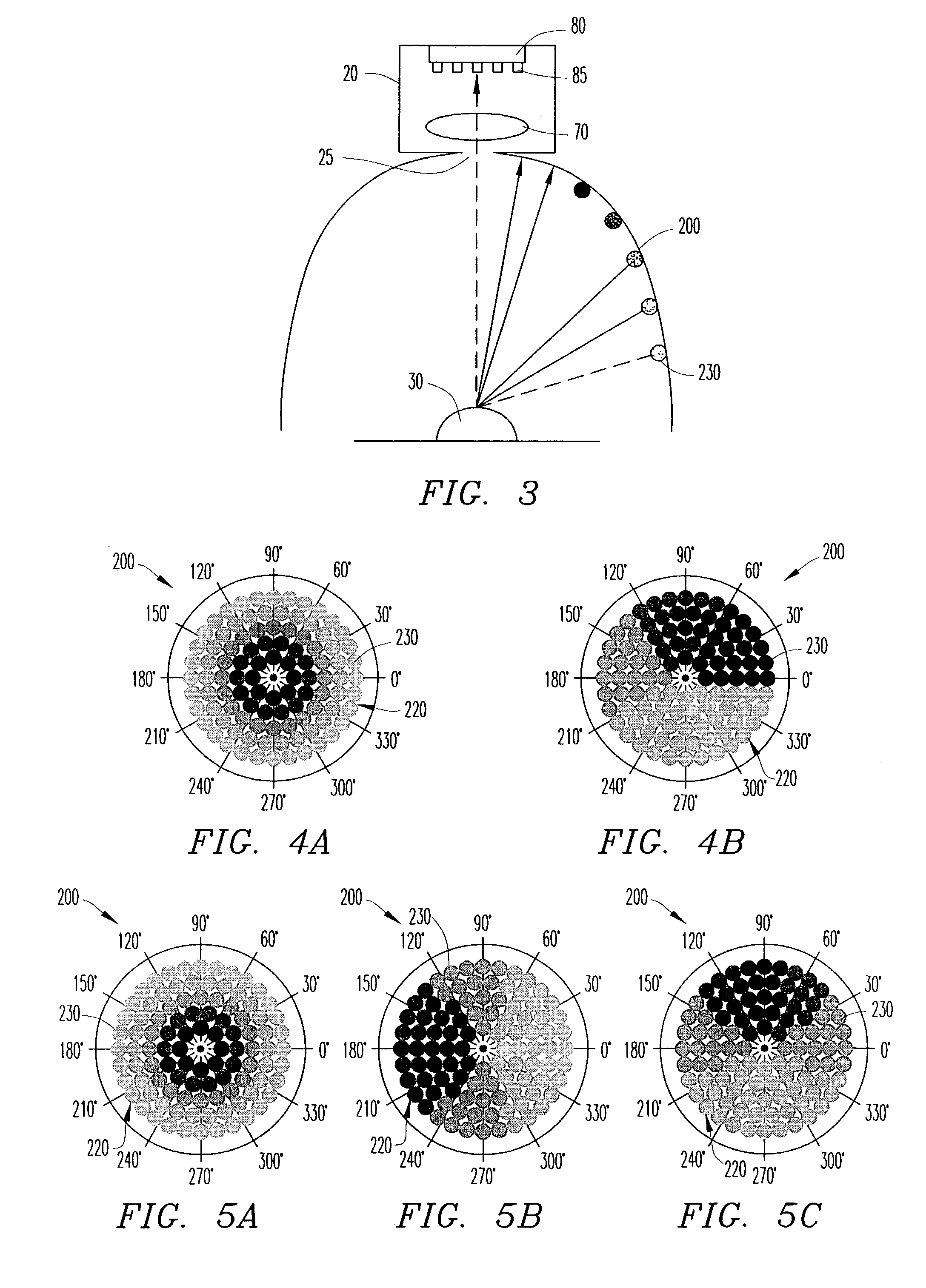 Optical inspection system, illumination apparatus and method for use in imaging specular objects based on illumination gradients