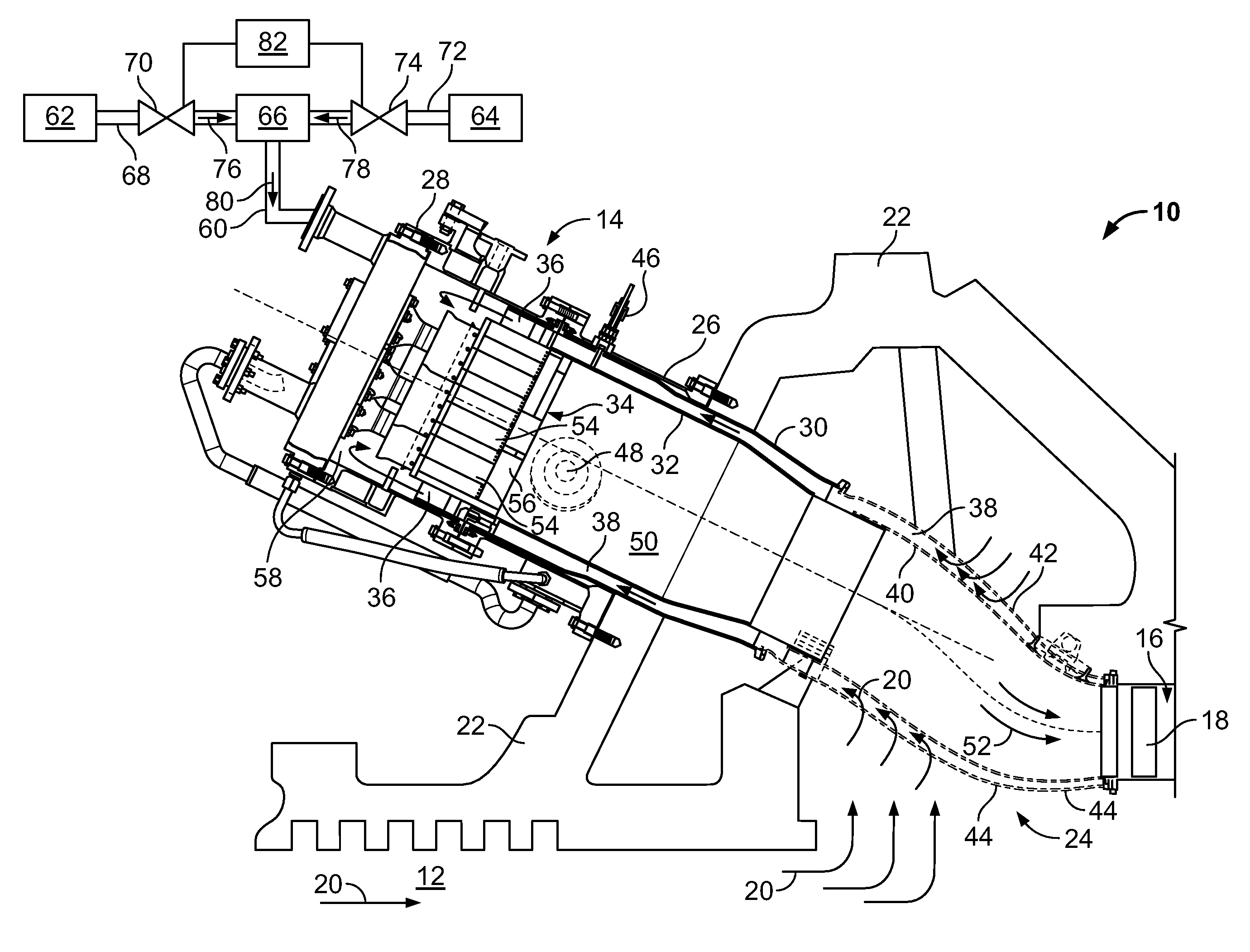 Method and apparatus for combusting syngas within a combustor