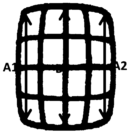 Wide-angle lens TV distortion test method and device