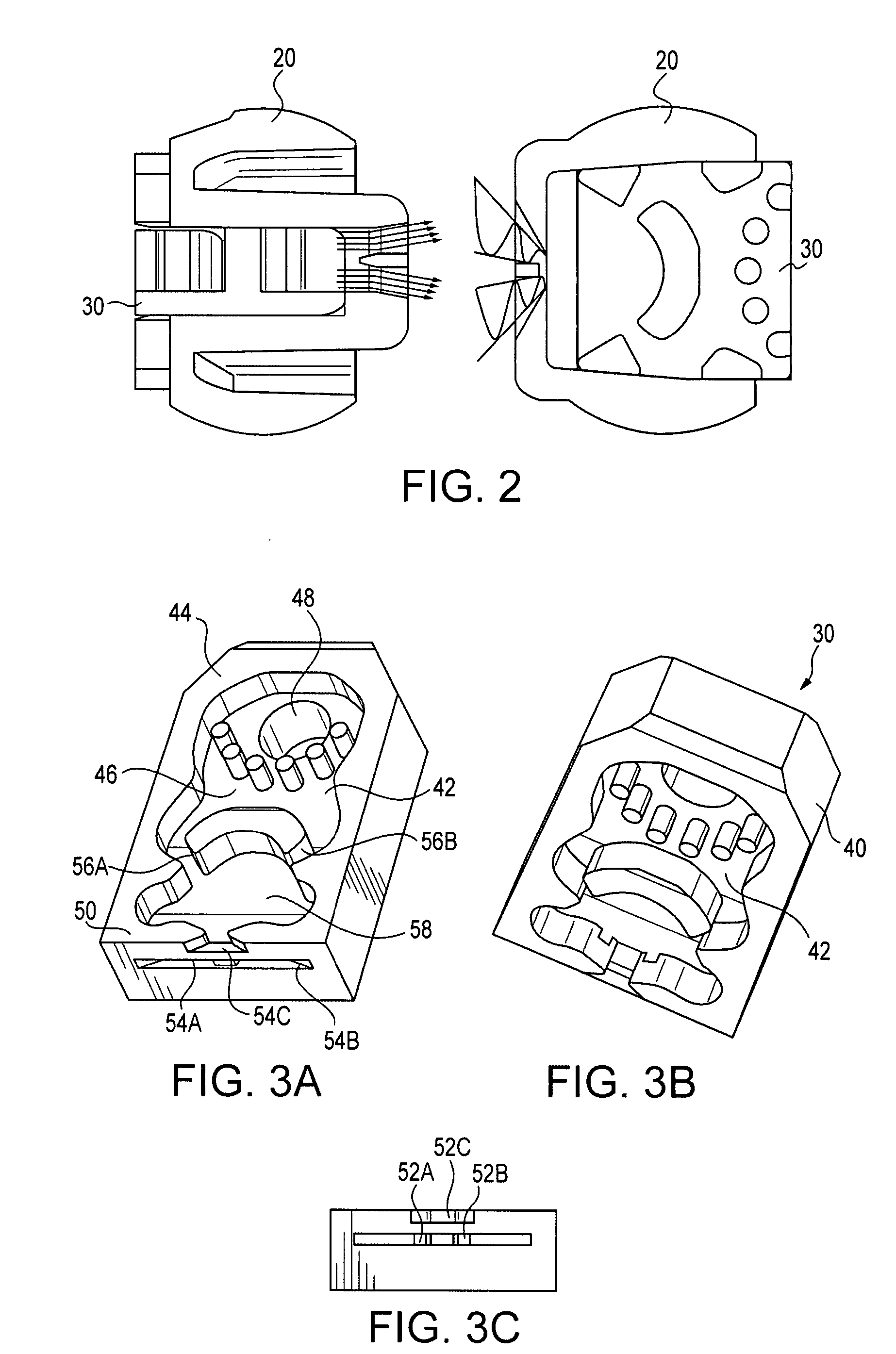 Fluidic oscillators and enclosures with split throats