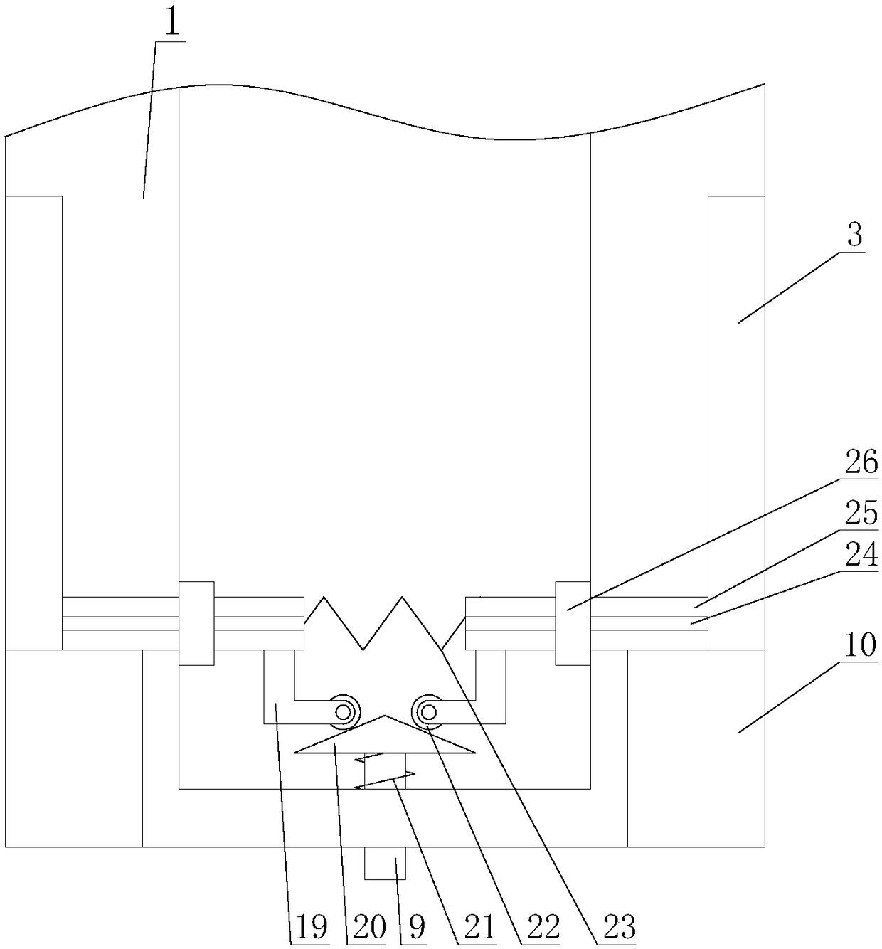 Stable mobile-phone card swiping device with plugging connector protection function