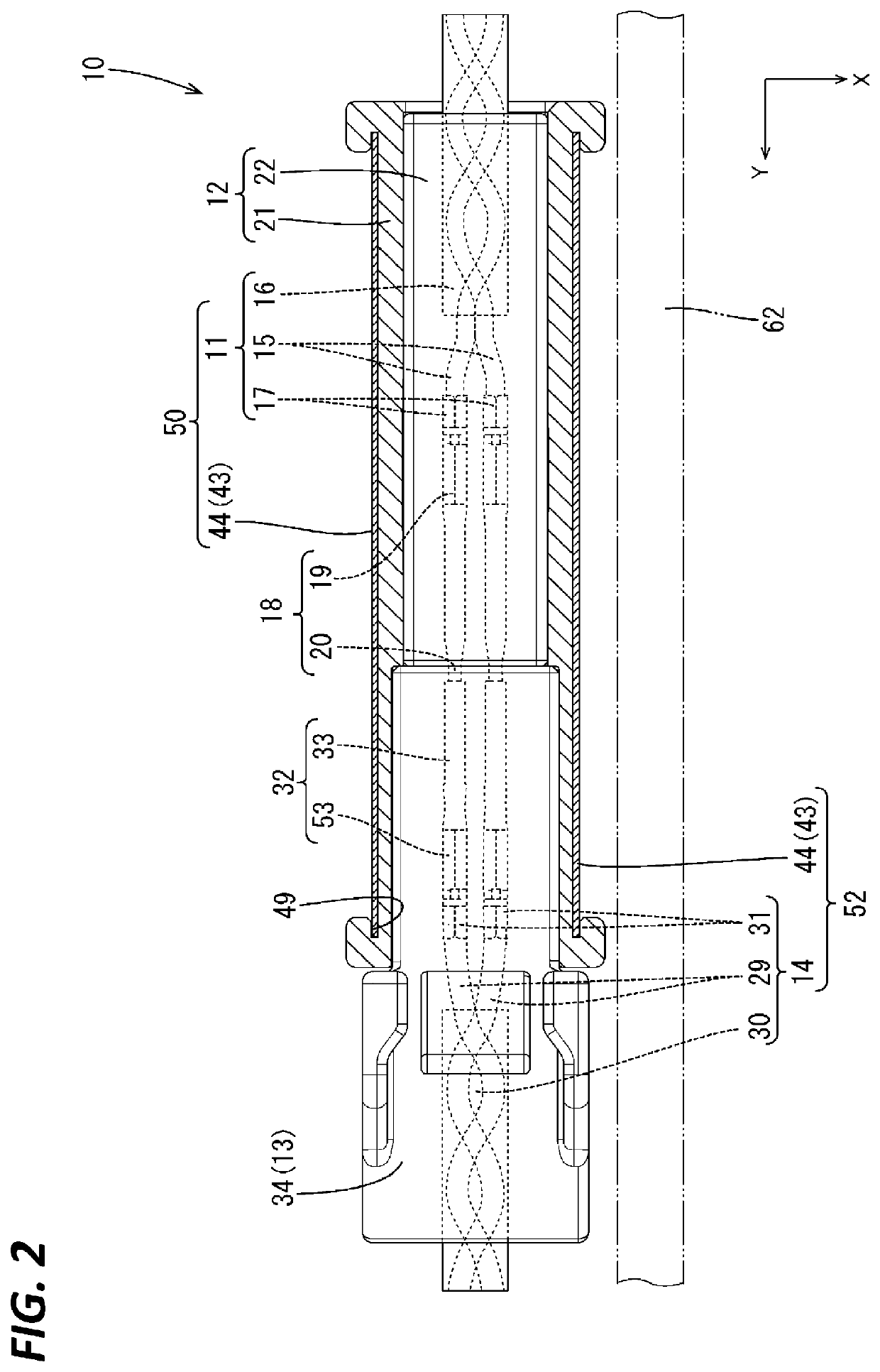 Shield structure and wiring harness