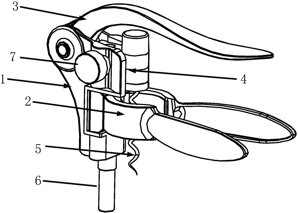 Bottle opener pressing structure and bottle opener