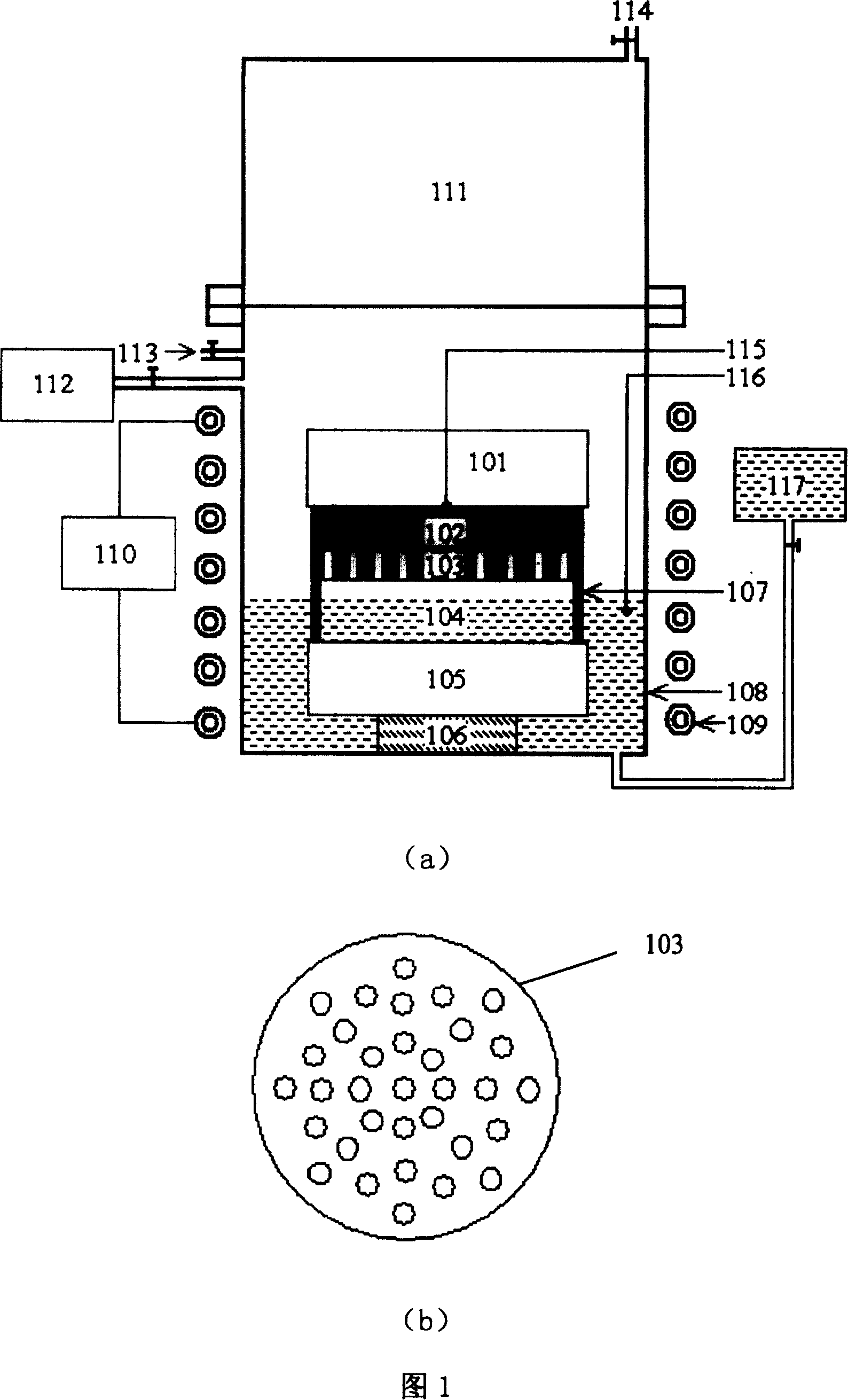 Method for quick-speed preparing carbon/carbon composite material using heat gradient chemical gas phase infiltration