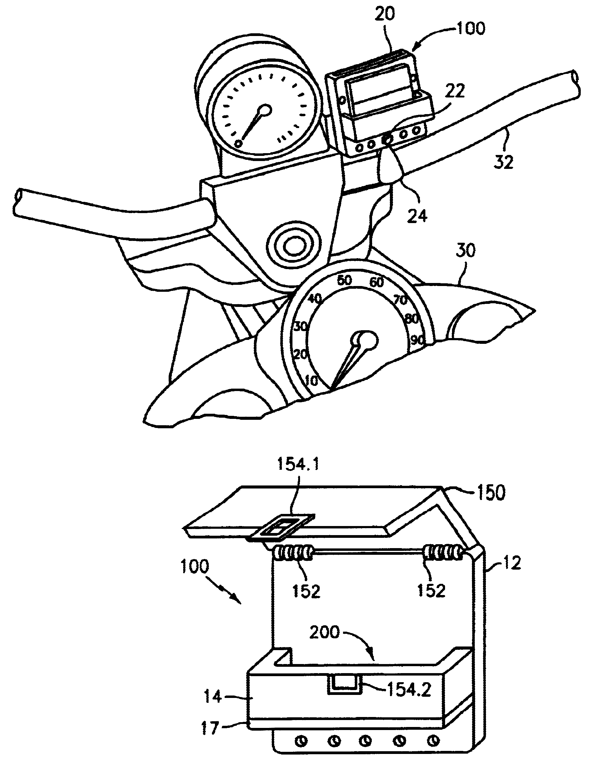 Electronic toll collection tag holder for a motorcycle