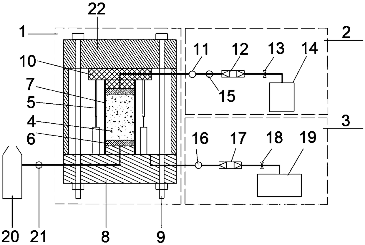 Rock-soil material penetration deformation testing method under complex stress state and test device