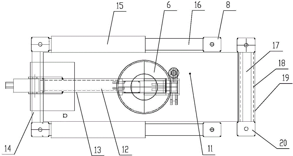 Mineral offset adjusting excavator