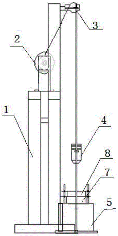 Automatic tunnel inverted arch impact model system