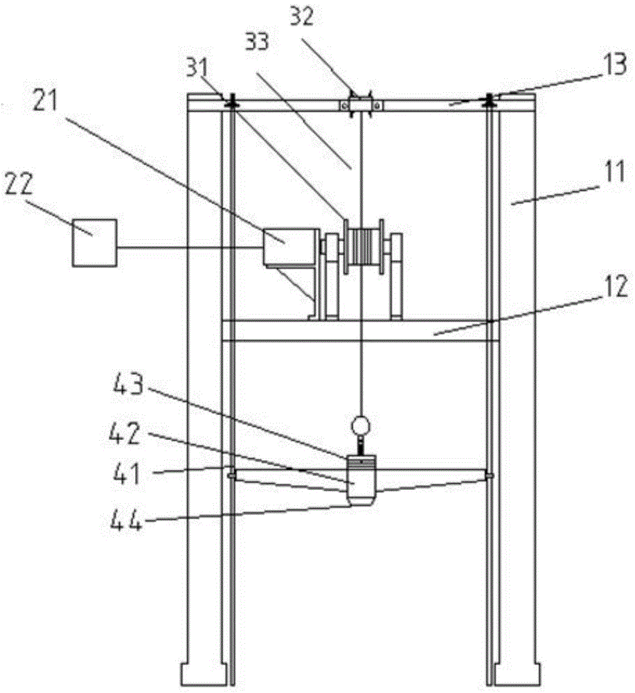 Automatic tunnel inverted arch impact model system