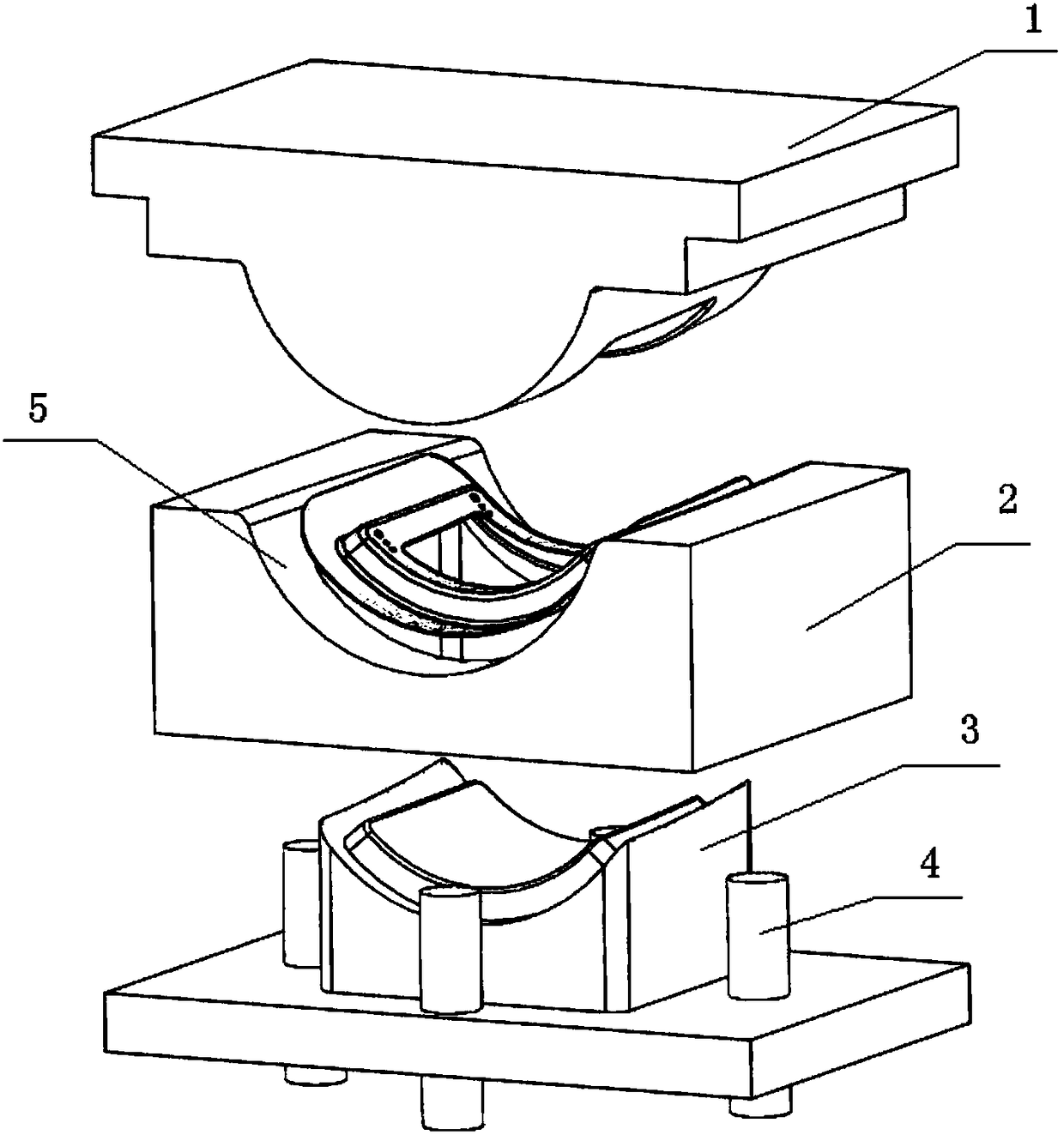 Titanium alloy box-shaped part hot drawing method