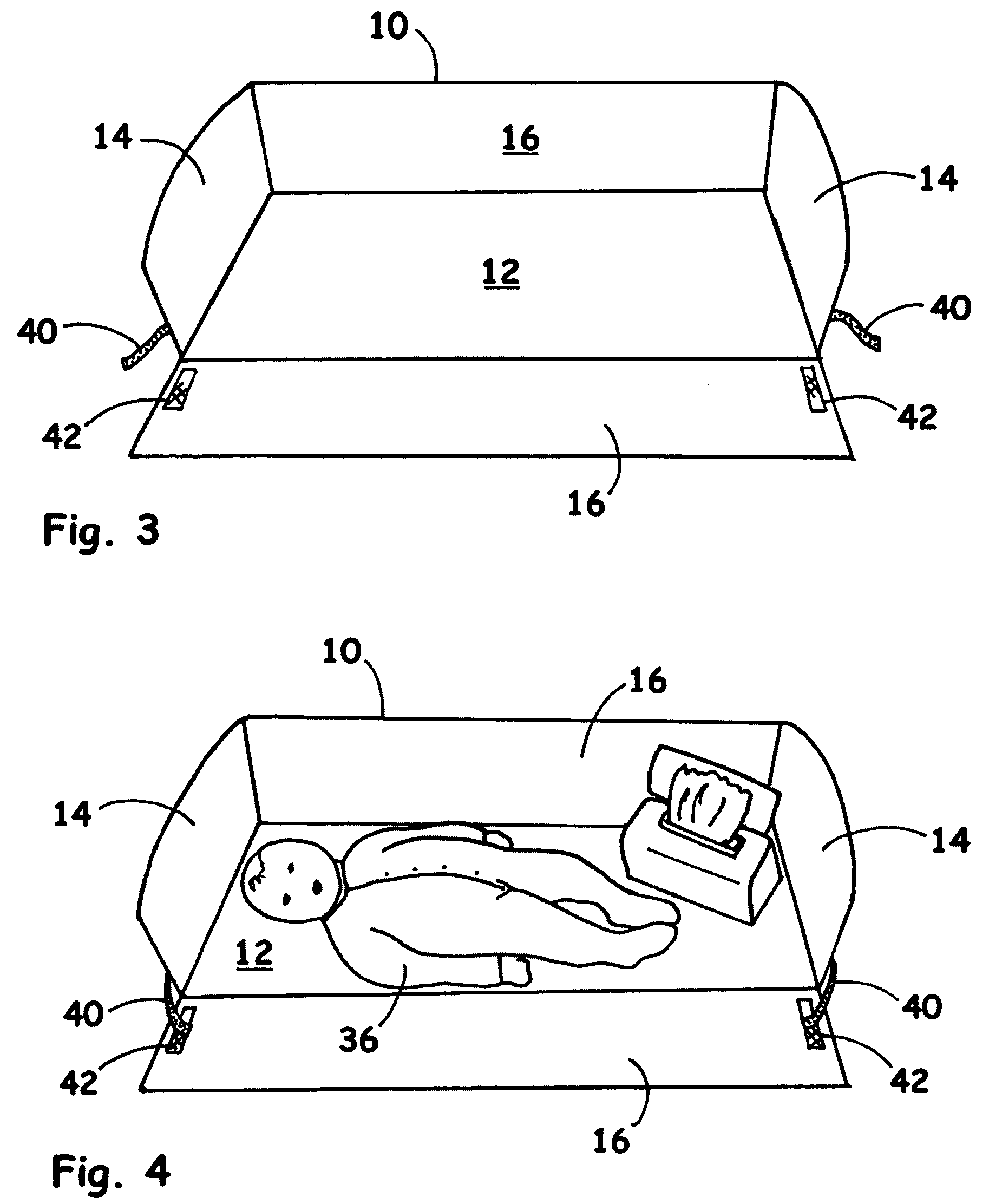 Infant pad assembly with multiple configurations