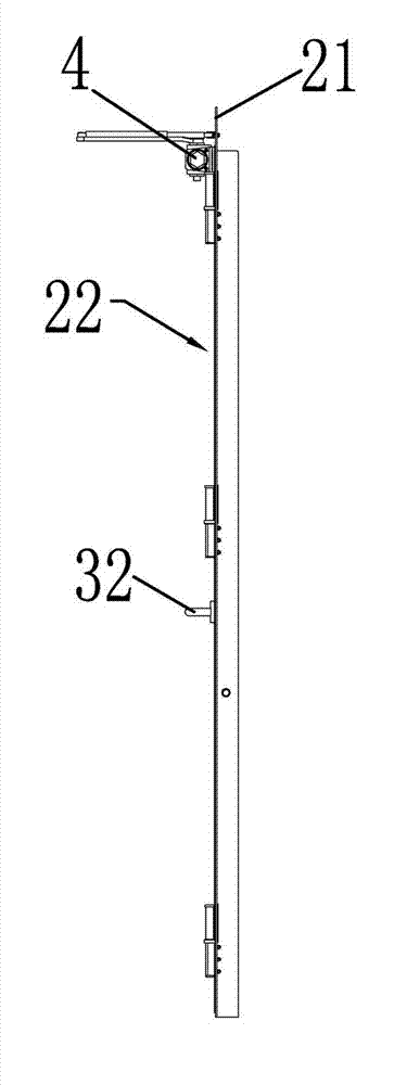 Fireproof hinged door of ship elevator