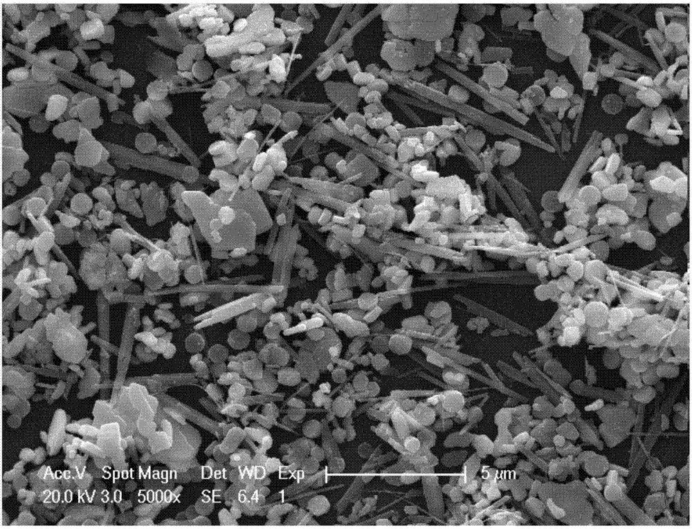 Preparation method of Bi2Fe4O9 nano-rod-shaped or nano-cake-shaped material