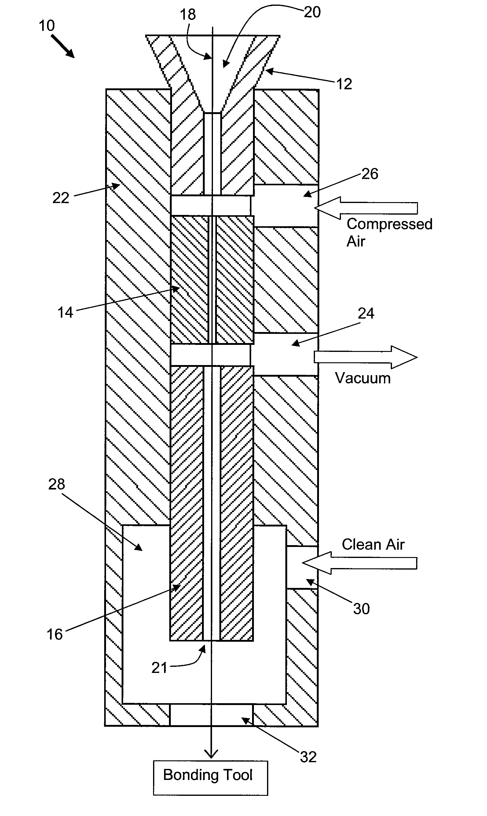 Vacuum wire tensioner for wire bonder