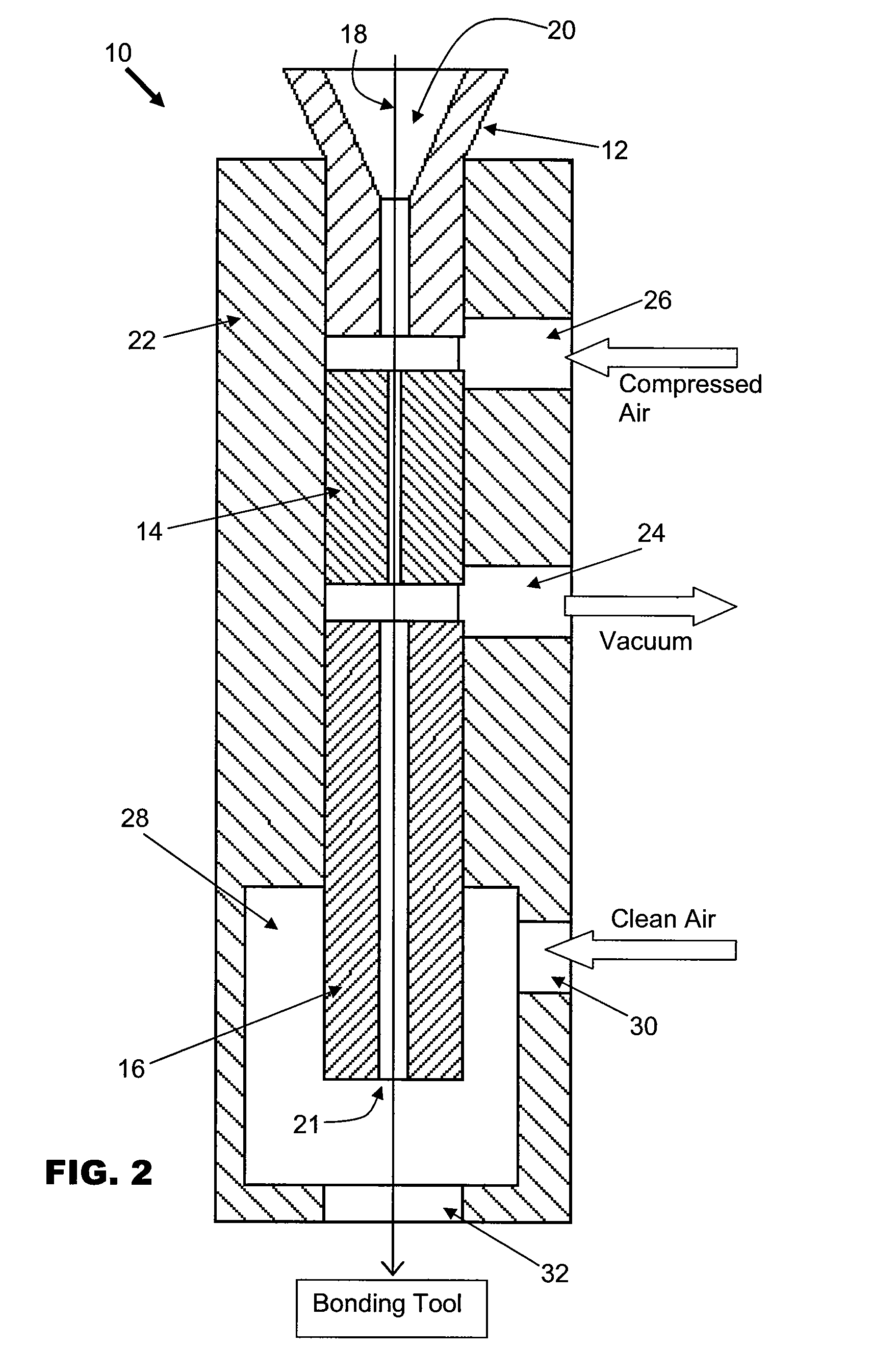 Vacuum wire tensioner for wire bonder