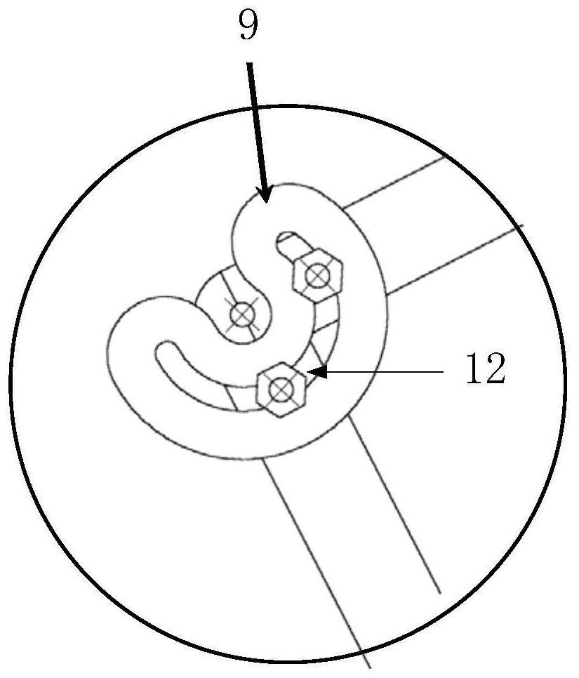 Laser-assisted shearing spinning device and forming method