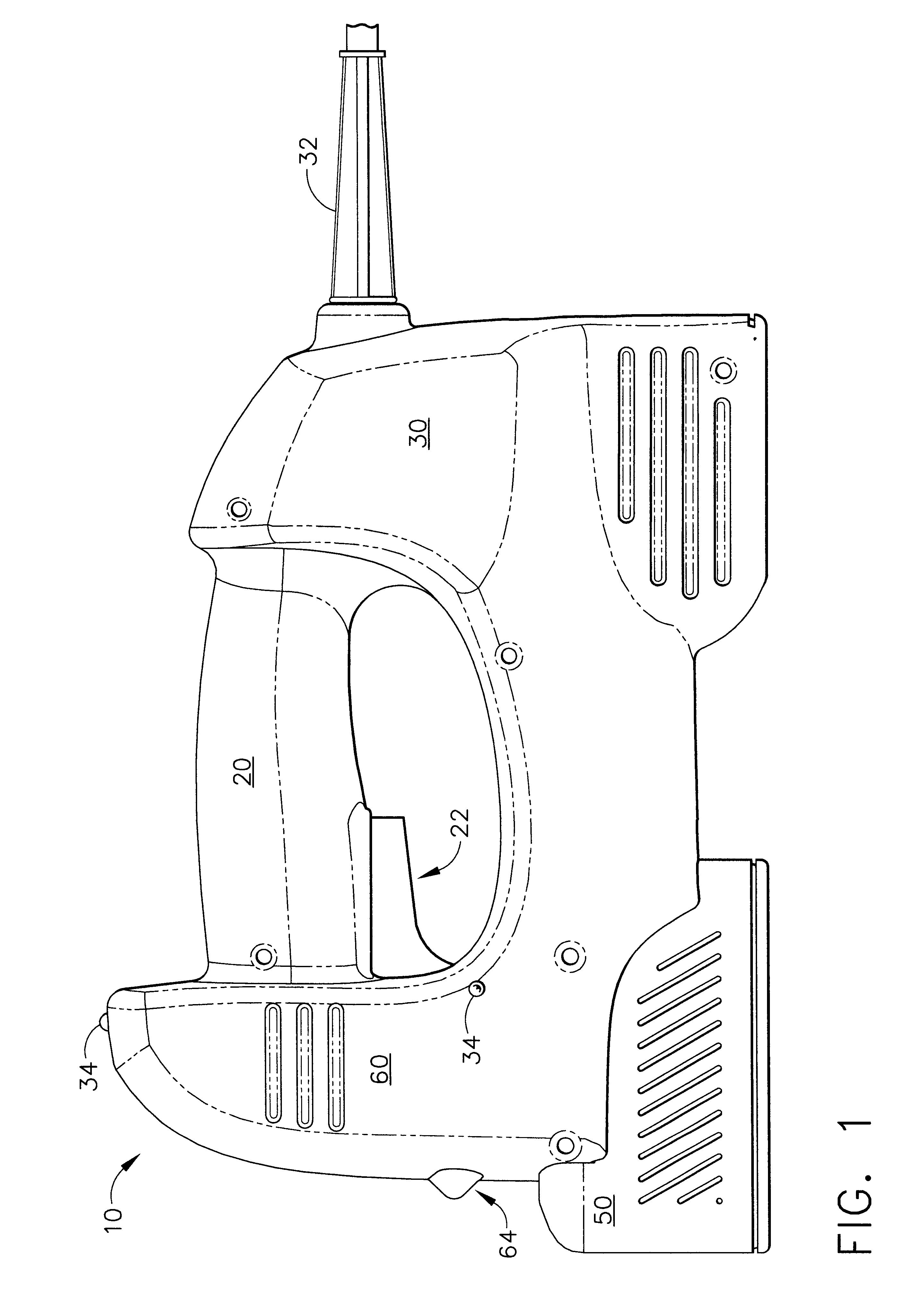 Hand held induction tool with energy delivery scheme