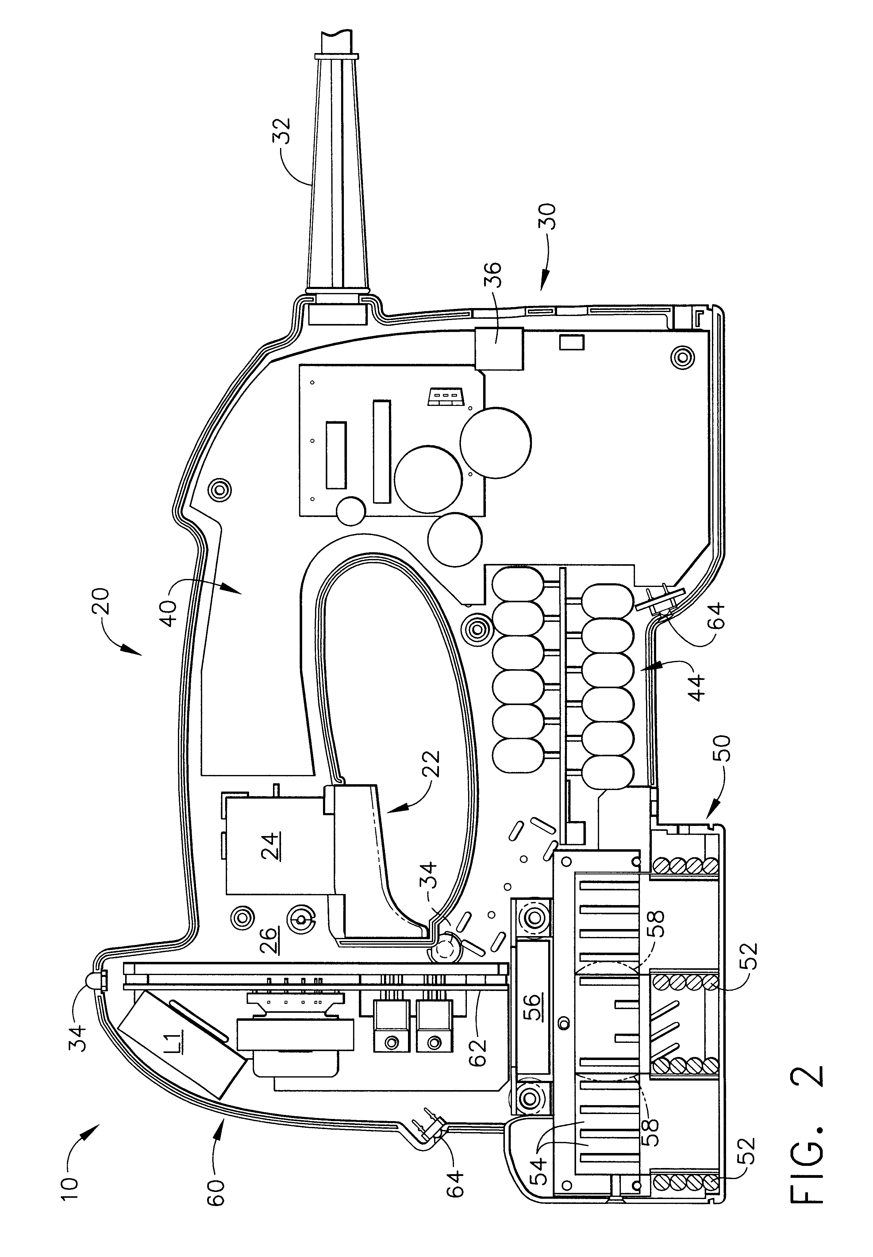 Hand held induction tool with energy delivery scheme