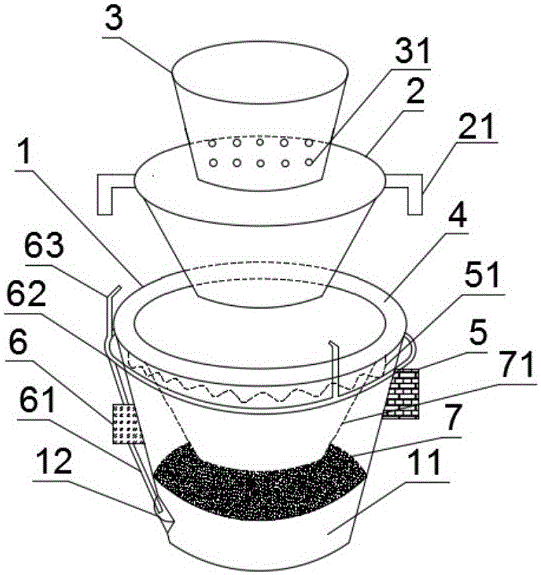 Medicinal herb planting pot