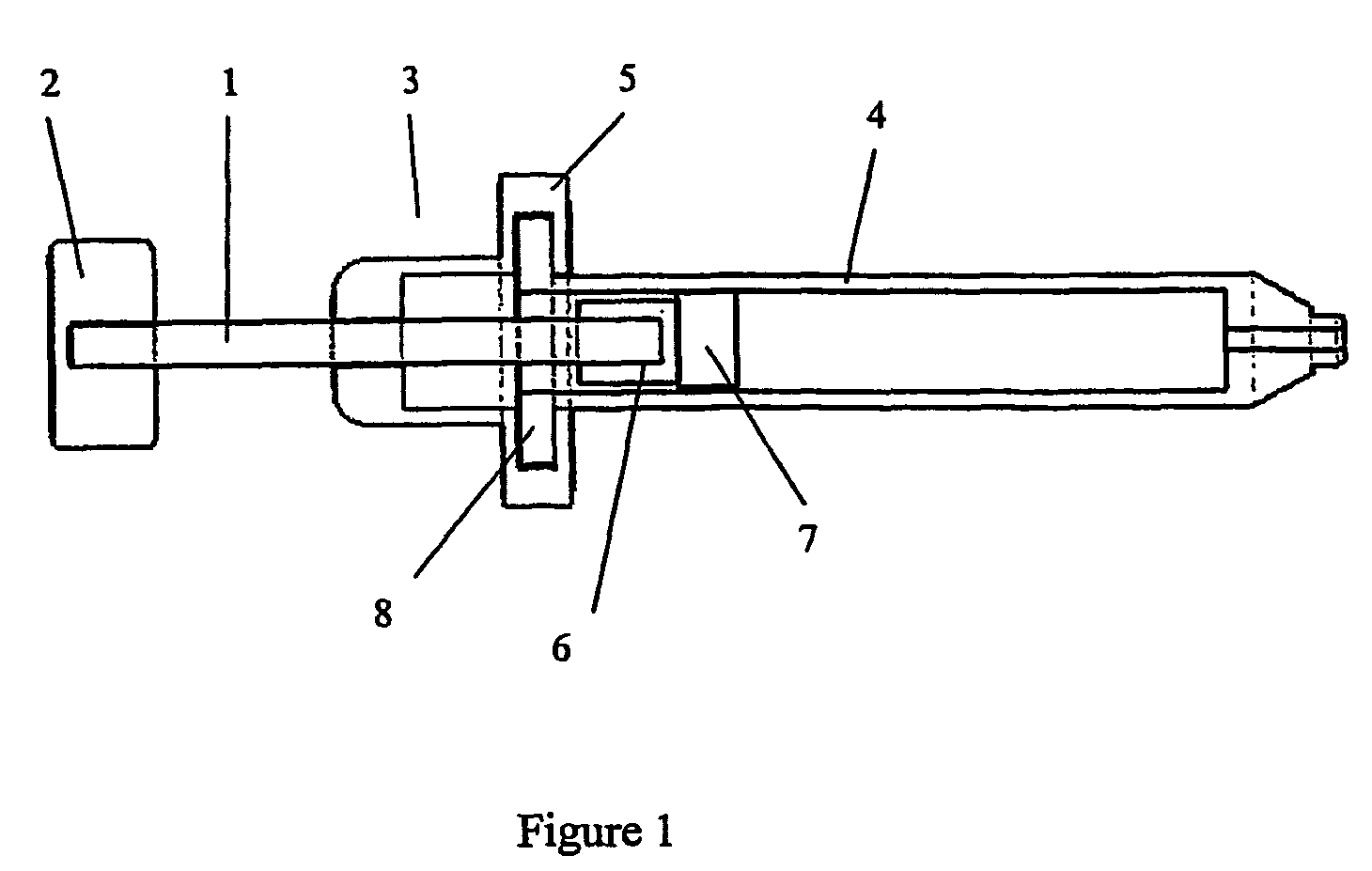 Injector for viscous materials