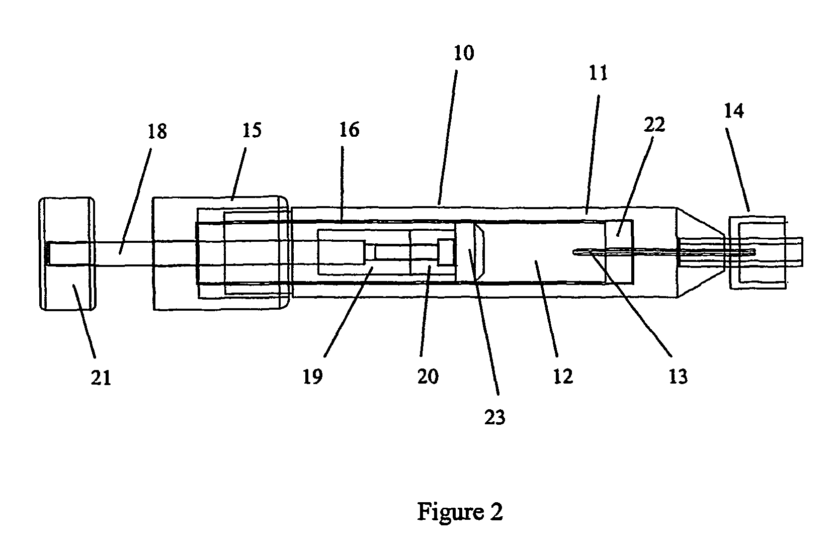 Injector for viscous materials