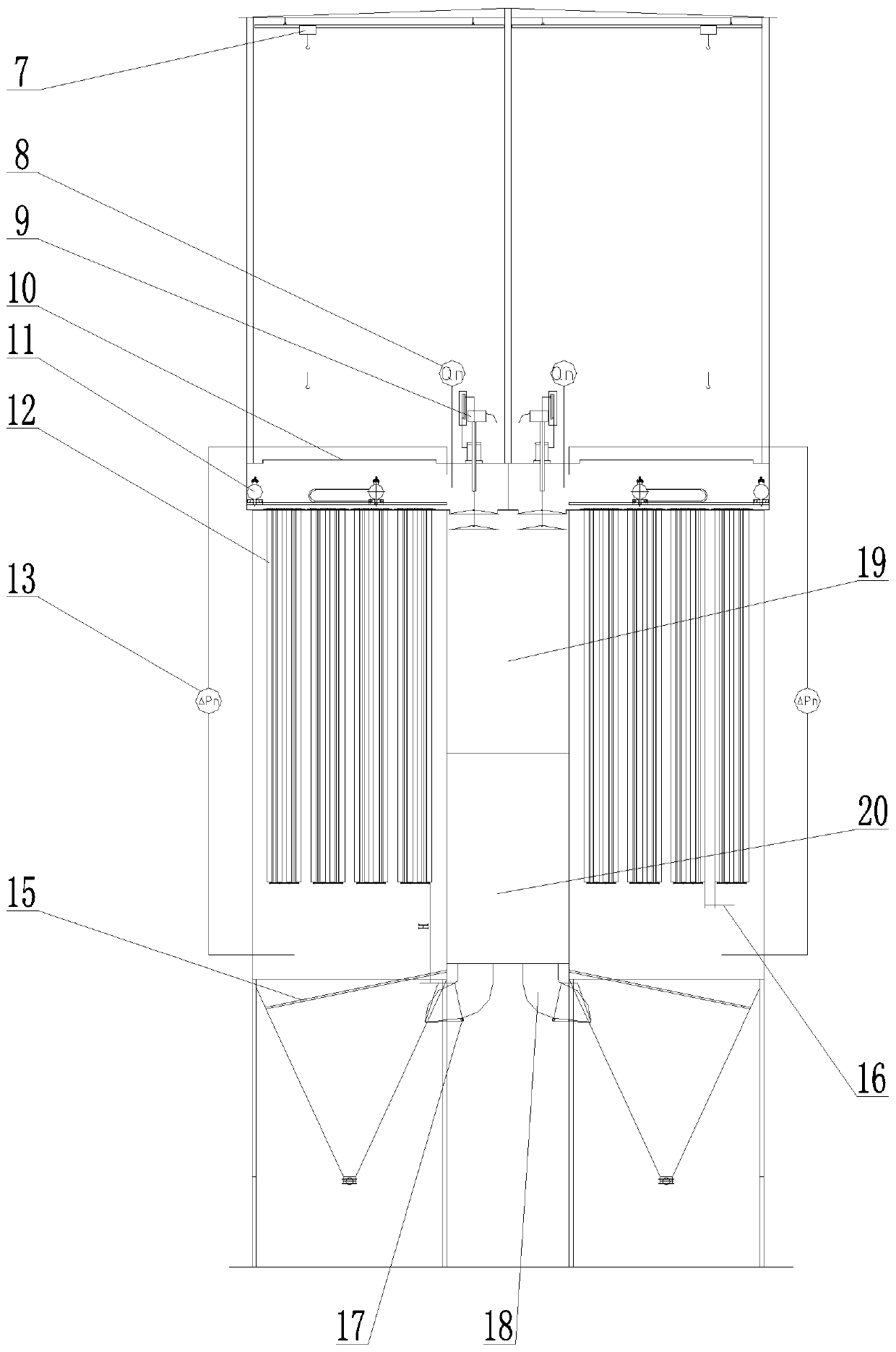 Stable ultra-low emission pulse-jet bag-type dust collector