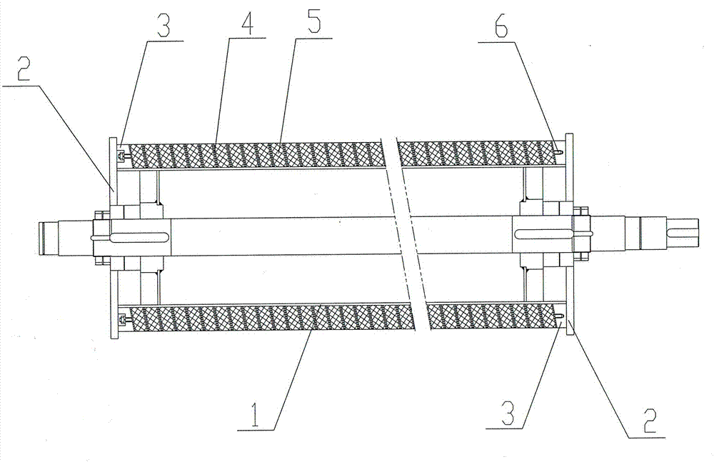 Magnetic roller with high field intensity