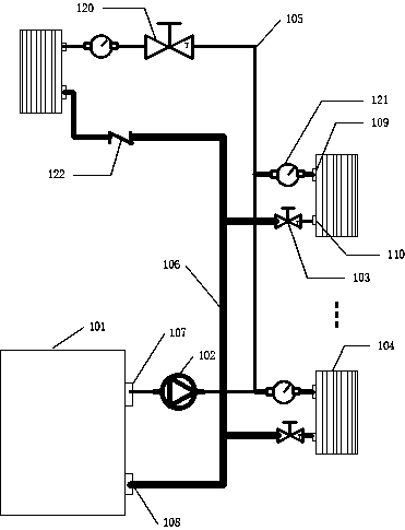 Totally new individual-billing heat supply framework and running mode thereof