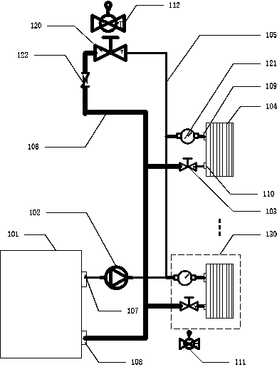 Totally new individual-billing heat supply framework and running mode thereof