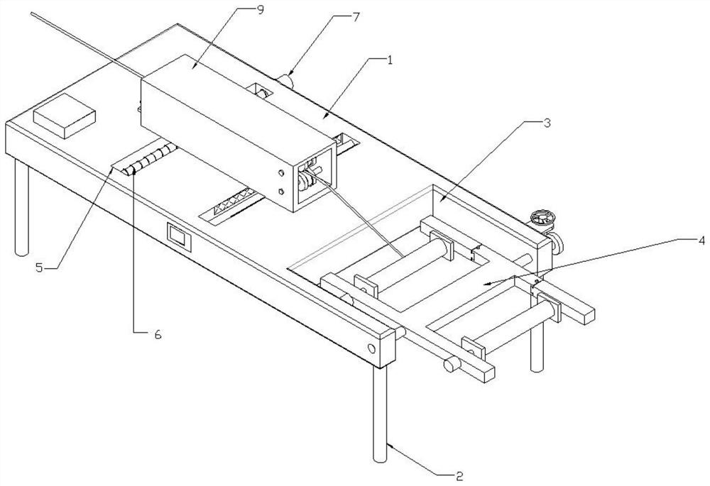 Environment-friendly dust removal winding device for metallurgical metal wires