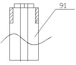 Injection molding type anchor rod supporting device and construction method thereof