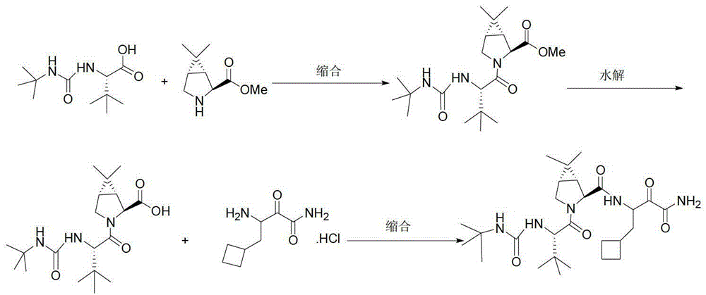 Anti-HCV drug Boceprevir intermediate IV, preparation method and application thereof