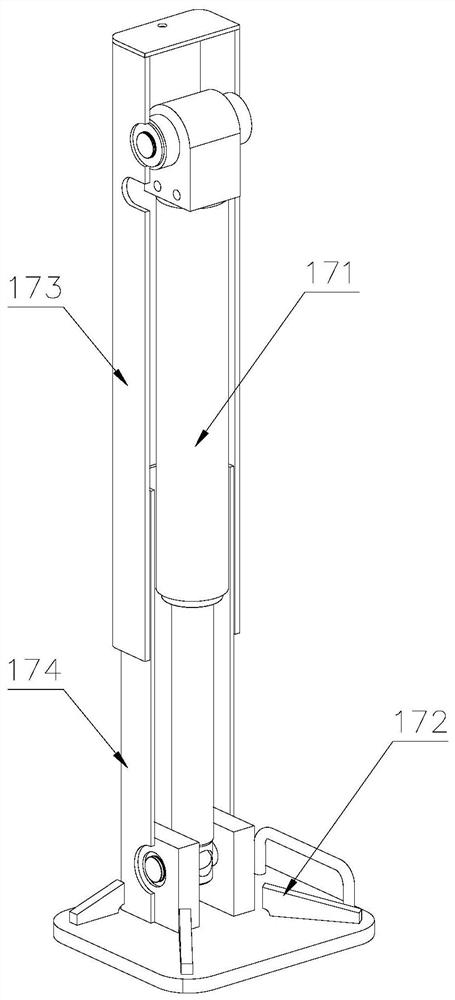 A highway spanning support frame for power grid construction