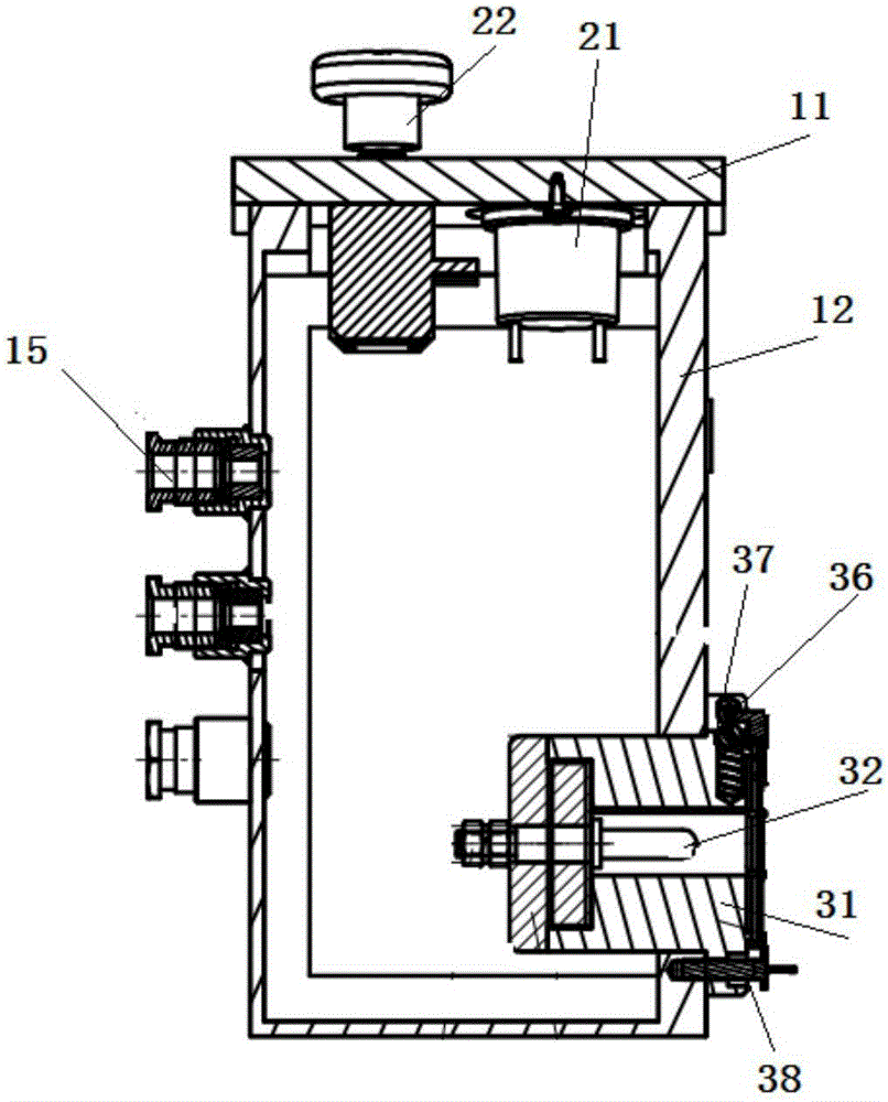 An explosion-proof type power distribution box and an explosion-proof type storage battery car