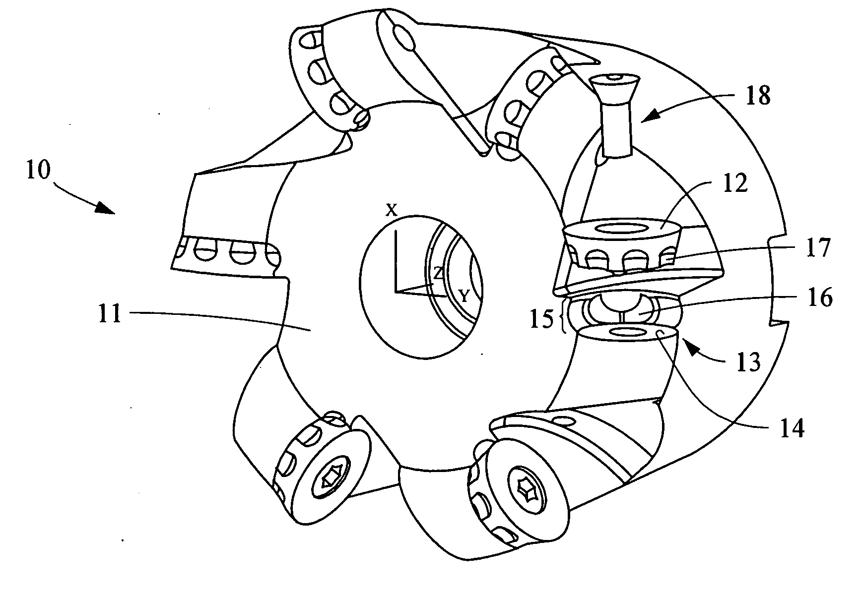 Antirotation tool holder and cutting insert