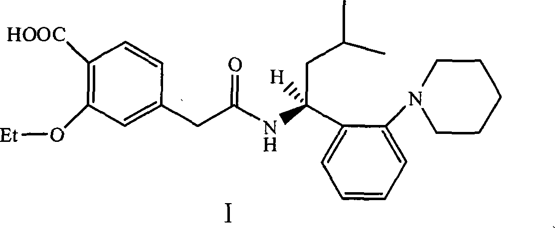 Method for producing repaglinide