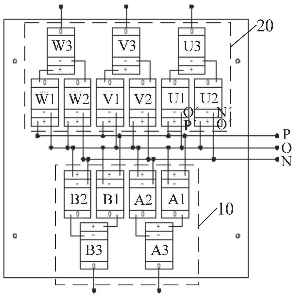 Current conversion module and main structure thereof