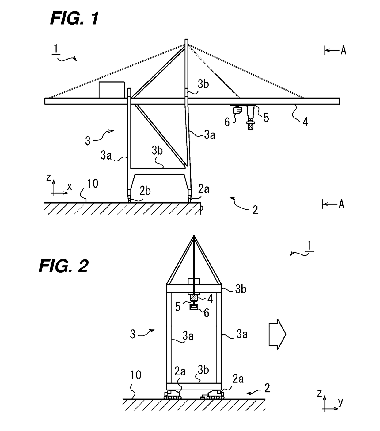 Crane, and crane control method