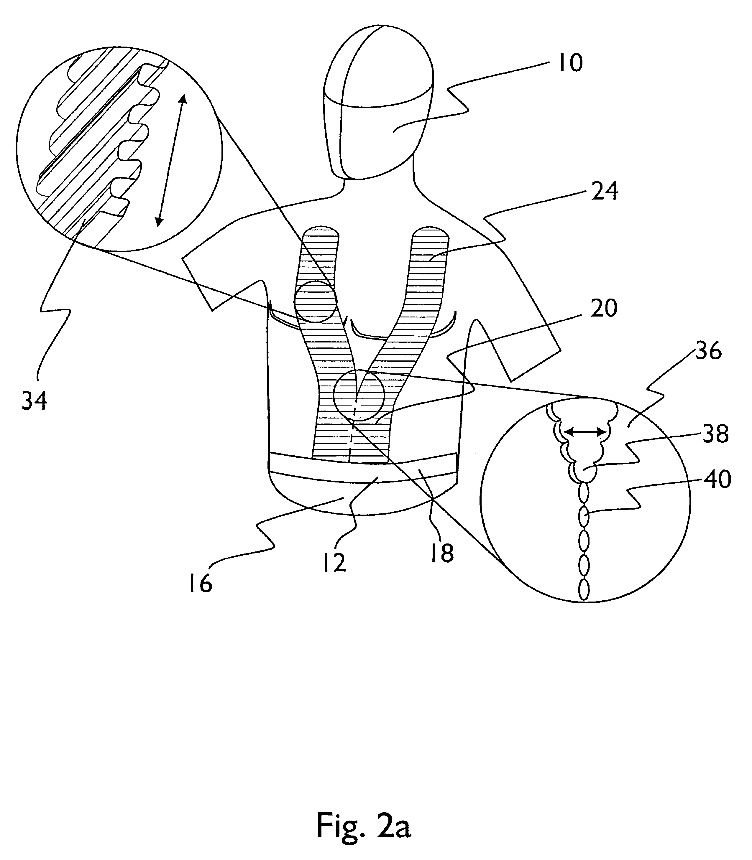 Electrode harness and method of taking biopotential measurements