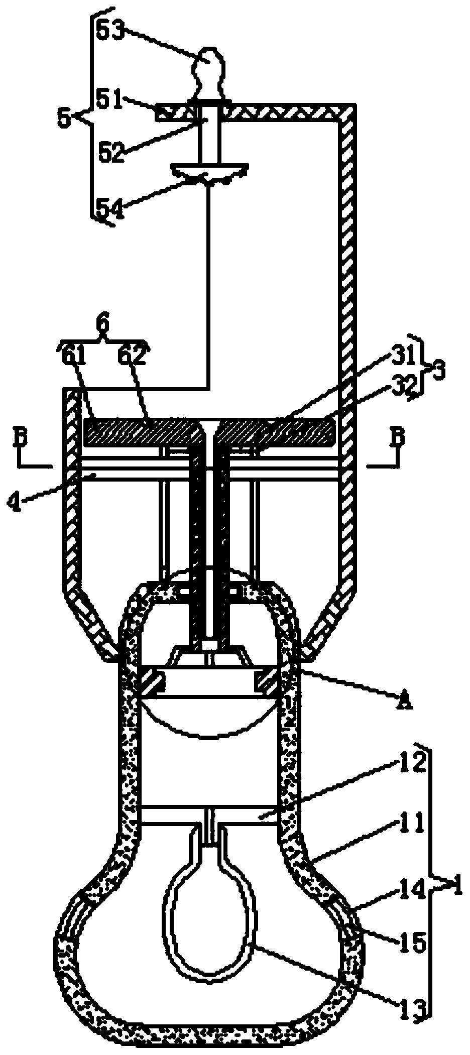 Press type ring-pull can compression device and method based on negative pressure contraction