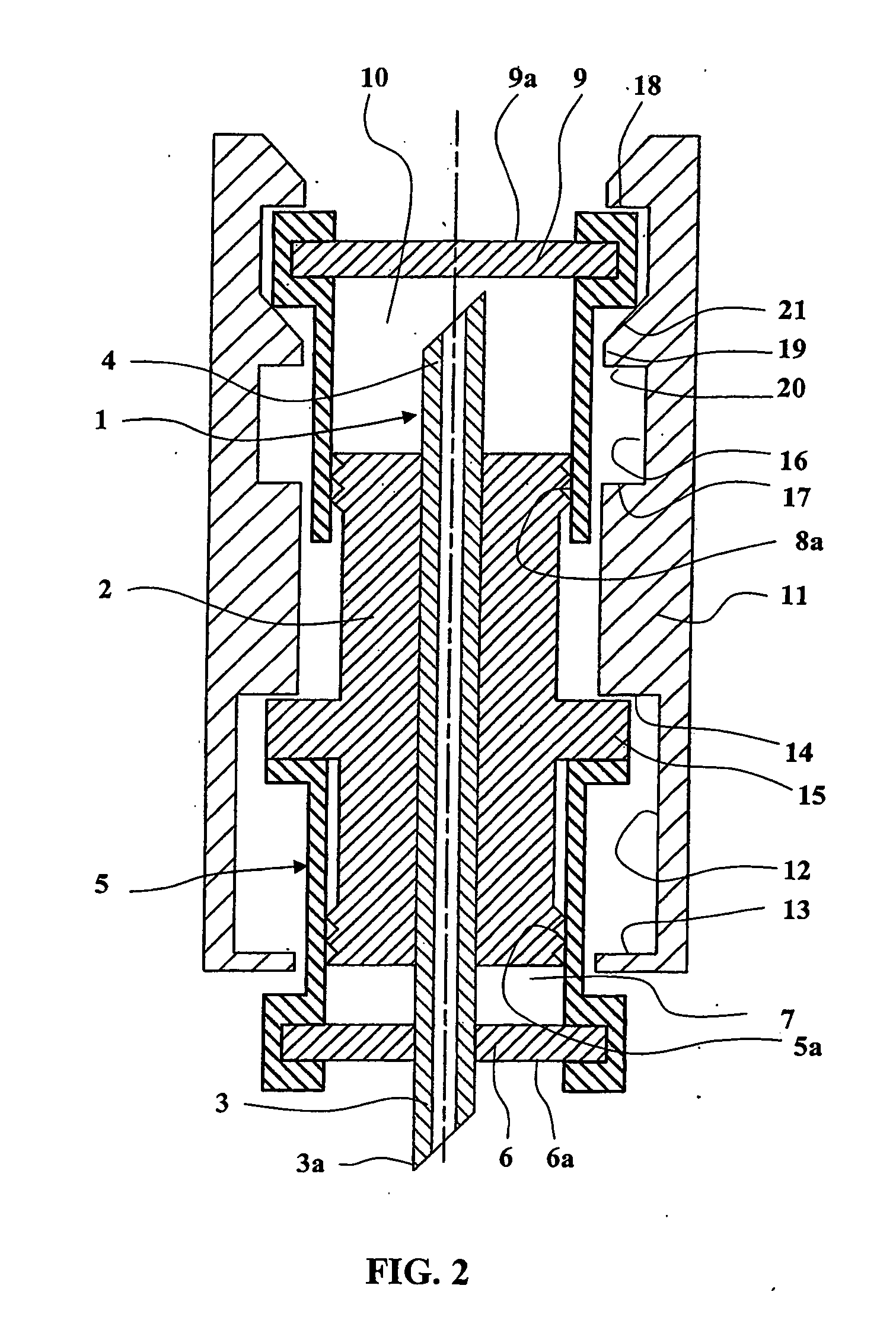 Perforating connector with sterile connection