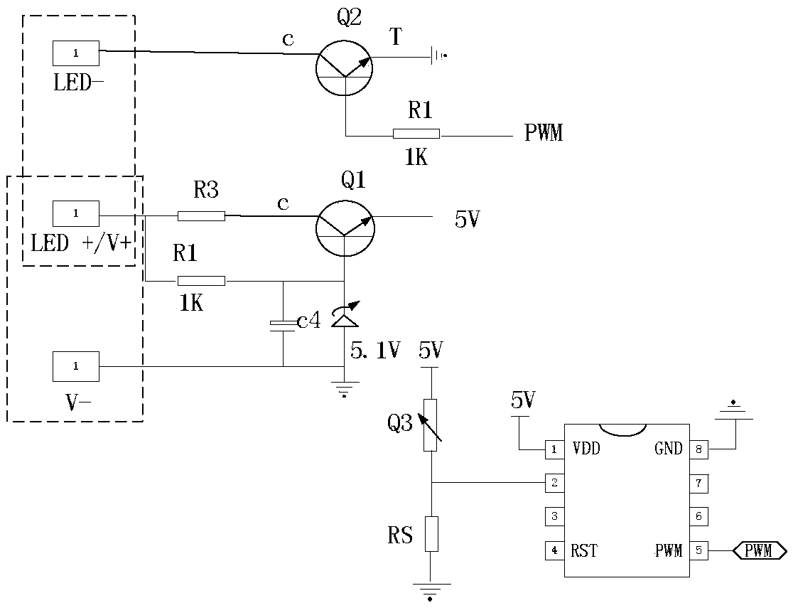 An ambient light sensor controller based on LED lights