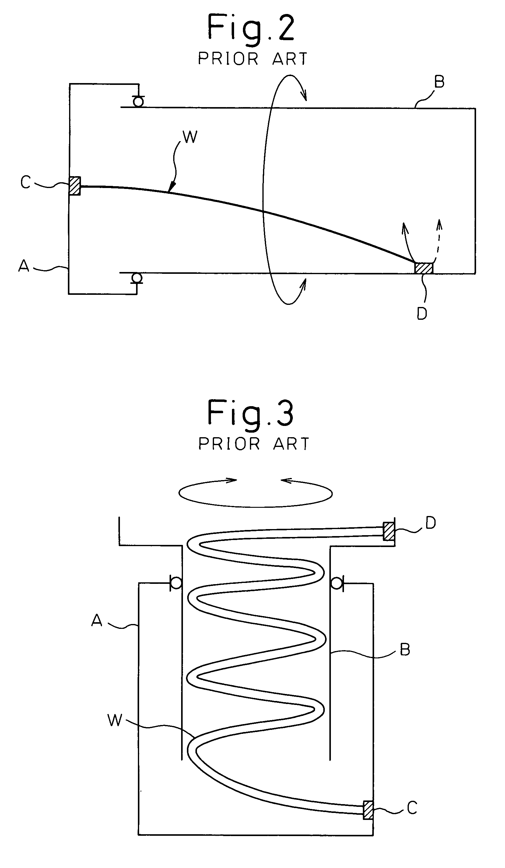 Device for laying line elements