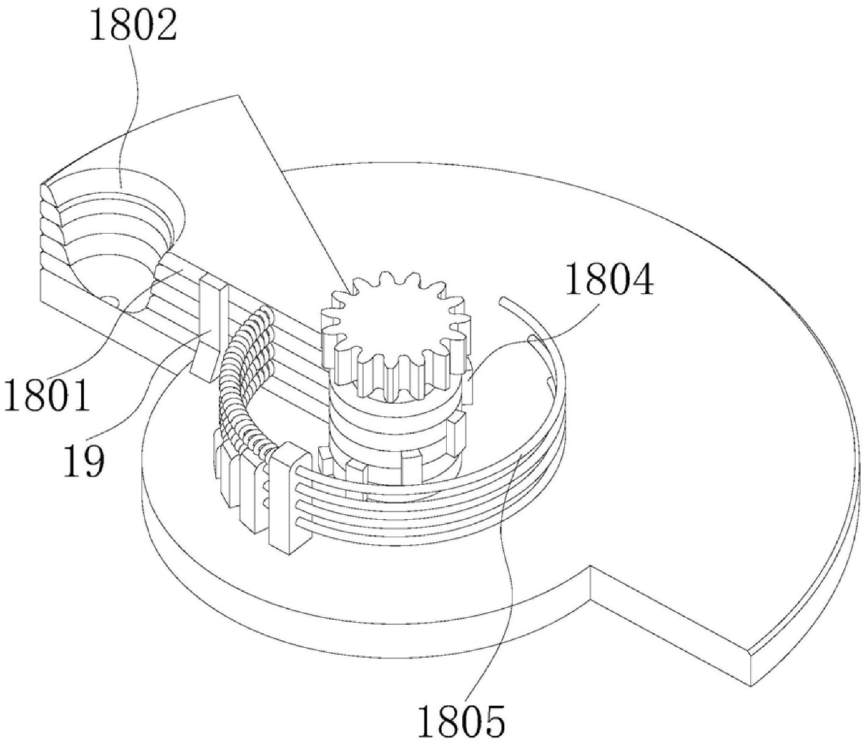 Areca nut seed slicing device for traditional Chinese medicinal material processing