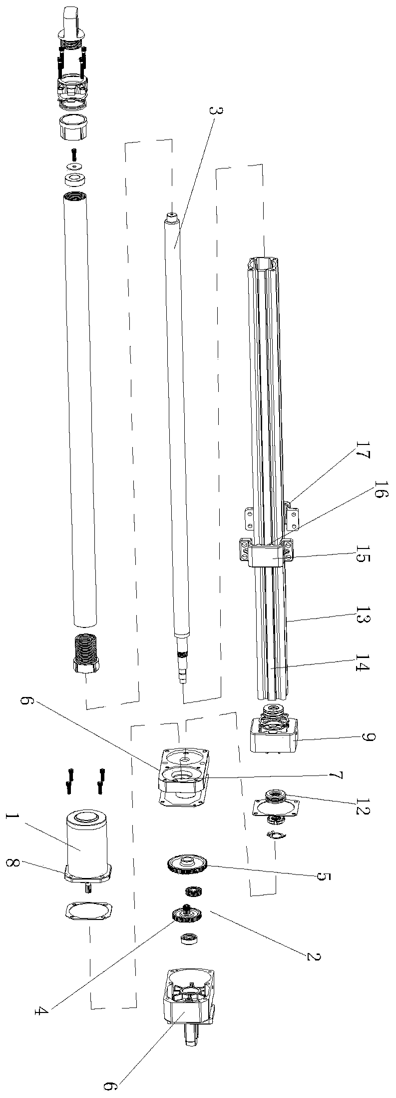 Electric push rod